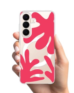 Etui do Samsung Galaxy S26 Plus z MagSafe przeźroczyste, silikonowe Flexi, rafa