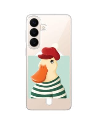 Etui do Samsung Galaxy S26 Plus z MagSafe przeźroczyste, silikonowe Flexi, kaczuszka