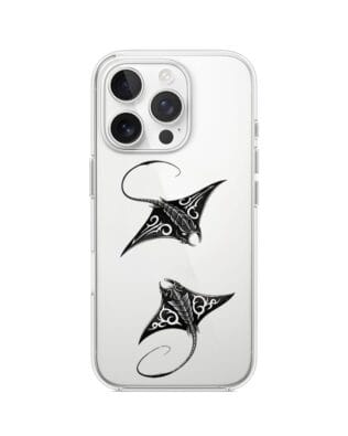 Etui do iPhone 13 Pro Max przeźroczyste, silikonowe Flexi, Summer Patterns, diabeł morski