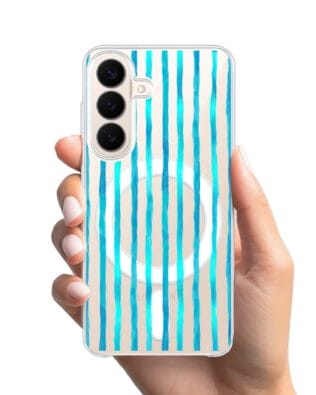 Etui do Samsung Galaxy S26 Plus z MagSafe przeźroczyste, silikonowe Flexi, szept fal
