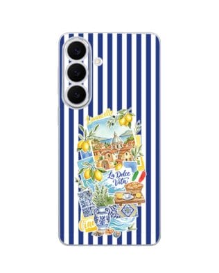 Etui do Samsung Galaxy S26 Plus przeźroczyste, silikonowe Flexi, Italian Summer, Limoncello