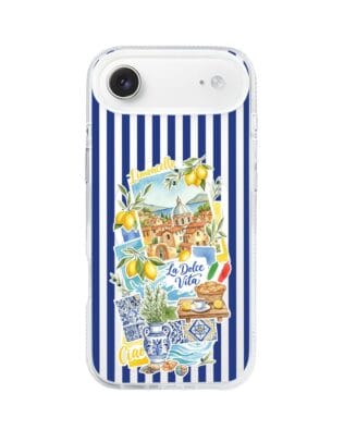 Etui do iPhone Air z MagSafe przeźroczyste, silikonowe Flexi, Italian Summer, Limoncello