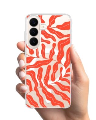 Etui do Samsung Galaxy S26 Plus z MagSafe przeźroczyste, silikonowe Flexi, rafa koralowa