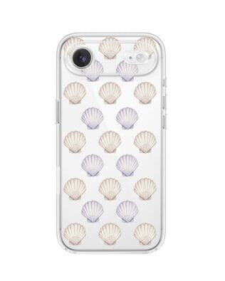 Etui do iPhone Air przeźroczyste, silikonowe Flexi, Summer Patterns, pastelowe muszelki
