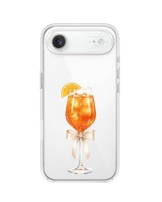 Etui do iPhone Air przeźroczyste, silikonowe Flexi, Paradise, Aperol Spritz