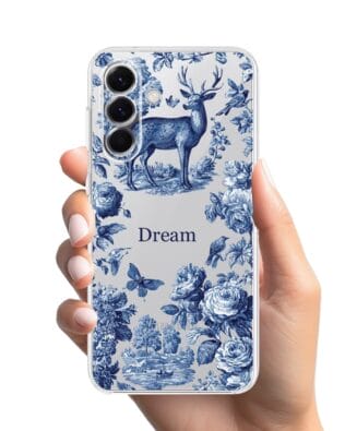 Etui do Samsung Galaxy A57 przeźroczyste, silikonowe Flexi, Mystic, Dream Deer