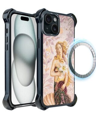Etui do iPhone 15 Plus IBIZU DropGuard Ultra z MagSafe, Modern Classics, Narodziny Wenus