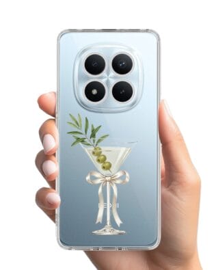 Etui do Xiaomi Redmi Note 15 5G przeźroczyste, silikonowe Flexi, Paradise, Dry Martini