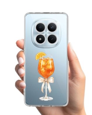 Etui do Xiaomi Redmi Note 15 Pro 5G przeźroczyste, silikonowe Flexi, Paradise, Aperol Spritz