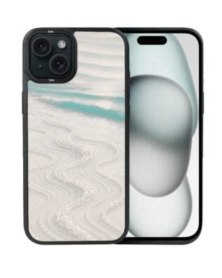 Etui do iPhone 15 Plus IBIZU DropGuard Matt z MagSafe, Amalfi, Koralowa plaża