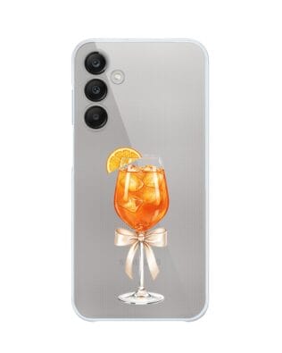 Etui do Samsung Galaxy M35 5G przeźroczyste, silikonowe Flexi, Paradise, Aperol Spritz