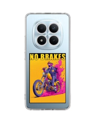 Etui do Xiaomi Redmi Note 15 5G przeźroczyste, silikonowe Flexi, Bikers, Motocyklem przez świat