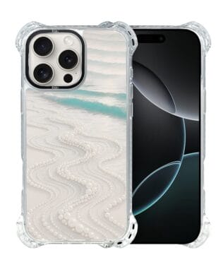 Etui do iPhone 16 Pro IBIZU DropGuard Ultra z MagSafe, Amalfi, Koralowa plaża