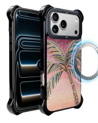 Etui do iPhone 17 Pro Max IBIZU DropGuard Ultra z MagSafe, Modern Classics, Kalabryjska palma