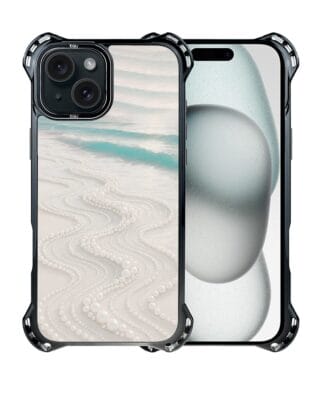 Etui do iPhone 15 Plus IBIZU DropGuard Ultra z MagSafe, Amalfi, Koralowa plaża