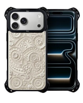 Etui do iPhone 17 Pro Max IBIZU DropGuard Ultra z MagSafe, Amalfi, Piaszczysty ornament