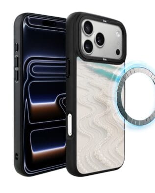 Etui do iPhone 17 Pro Max IBIZU DropGuard Matt z MagSafe, Amalfi, Koralowa plaża