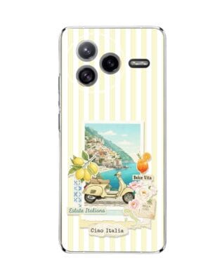 Etui do Xiaomi POCO F7 Ultra przeźroczyste, silikonowe Flexi, Italian Summer, Ciao Italia