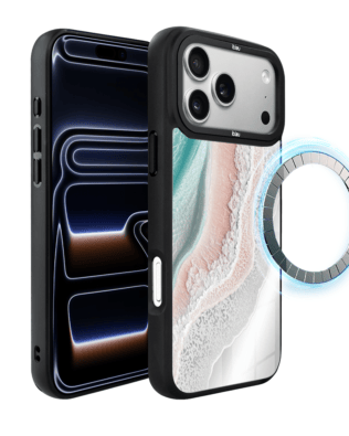 Etui do iPhone 17 Pro Max IBIZU DropGuard Matt z MagSafe, Reflect, Rajska fala