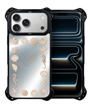 Etui do iPhone 17 Pro Max IBIZU DropGuard Ultra z MagSafe, Reflect, Muszelkowe lustro