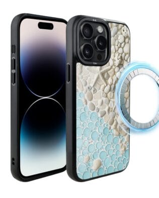 Etui do iPhone 14 Pro IBIZU DropGuard Matt z MagSafe, Amalfi, Rajska zatoczka