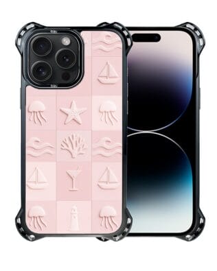 Etui do iPhone 14 Pro Max IBIZU DropGuard Ultra z MagSafe, Amalfi, Koralowy klub