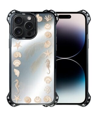 Etui do iPhone 14 Pro Max IBIZU DropGuard Ultra z MagSafe, Reflect, Muszelkowe lustro