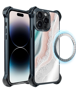 Etui do iPhone 14 Pro IBIZU DropGuard Ultra z MagSafe, Reflect, Rajska fala