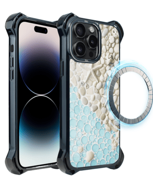 Etui do iPhone 14 Pro IBIZU DropGuard Ultra z MagSafe, Amalfi, Rajska zatoczka