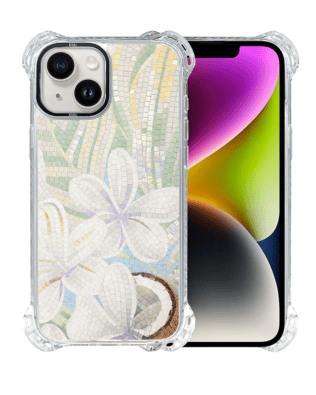 Etui do iPhone 14 Plus IBIZU DropGuard Ultra z MagSafe, Modern Classics, Biała lilia