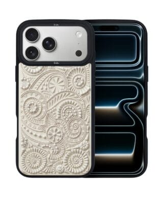 Etui do iPhone 17 Pro Max IBIZU DropGuard Matt z MagSafe, Amalfi, Piaszczysty ornament