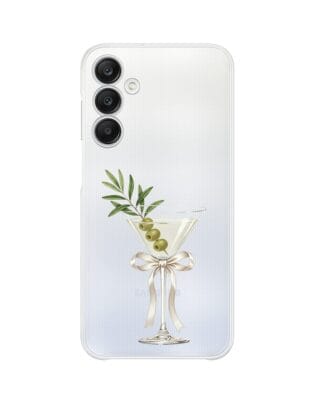 Etui do Samsung Galaxy A25 5G przeźroczyste, silikonowe Flexi, Paradise, Dry Martini