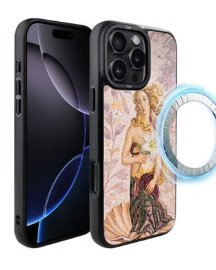 Etui do iPhone 16 Pro IBIZU DropGuard Matt z MagSafe, Modern Classics, Narodziny Wenus