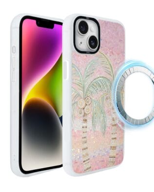 Etui do iPhone 14 Plus IBIZU DropGuard Matt z MagSafe, Modern Classics, Włoski ogród