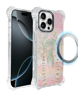 Etui do iPhone 16 Pro Max IBIZU DropGuard Ultra z MagSafe, Modern Classics, Włoski ogród