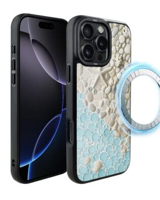 Etui do iPhone 16 Pro Max IBIZU DropGuard Matt z MagSafe, Amalfi, Rajska zatoczka