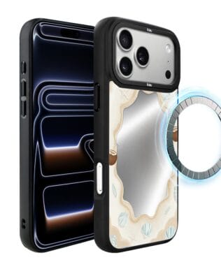 Etui do iPhone 17 Pro Max IBIZU DropGuard Matt z MagSafe, Reflect, Plażowe lustro