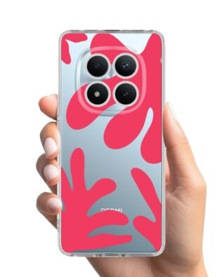 Etui do Xiaomi Redmi Note 15 Pro Plus 5G przeźroczyste, silikonowe Flexi, Summer Patterns, liście kwiatów