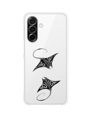 Etui do Samsung Galaxy A26 5G przeźroczyste, silikonowe Flexi, Summer Patterns, diabeł morski