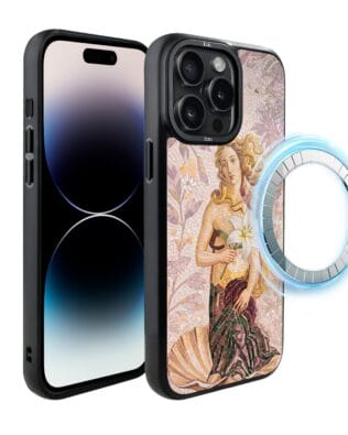 Etui do iPhone 14 Pro IBIZU DropGuard Matt z MagSafe, Modern Classics, Narodziny Wenus