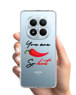 Etui do Xiaomi Redmi Note 15 Pro Plus 5G przeźroczyste, silikonowe Flexi, papryczka chilli