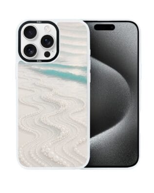Etui do iPhone 15 Pro IBIZU DropGuard Matt z MagSafe, Amalfi, Koralowa plaża