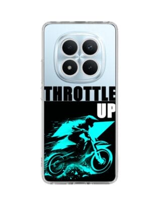 Etui do Xiaomi Redmi Note 15 Pro Plus 5G przeźroczyste, silikonowe Flexi, Bikers, Cross na maxa