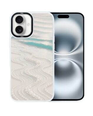 Etui do iPhone 16 IBIZU DropGuard Matt z MagSafe, Amalfi, Koralowa plaża