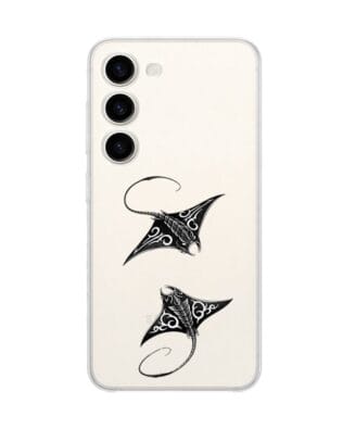 Etui do Samsung Galaxy S23 FE 5G przeźroczyste, silikonowe Flexi, Summer Patterns, diabeł morski