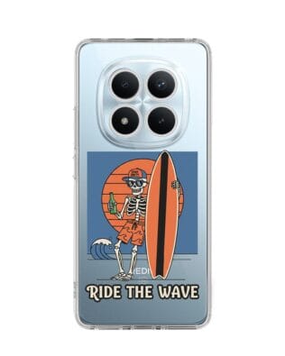 Etui do Xiaomi Redmi Note 15 4G przeźroczyste, silikonowe Flexi, Summer Patterns, Ride the wave