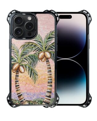 Etui do iPhone 14 Pro IBIZU DropGuard Ultra z MagSafe, Modern Classics, Sycylijska palma