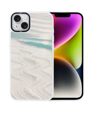 Etui do iPhone 14 IBIZU DropGuard Matt z MagSafe, Amalfi, Koralowa plaża