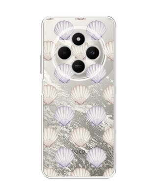 Etui do Xiaomi POCO C75 przeźroczyste, silikonowe Flexi, Summer Patterns, pastelowe muszelki