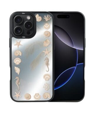 Etui do iPhone 16 Pro Max IBIZU DropGuard Matt z MagSafe, Reflect, Muszelkowe lustro